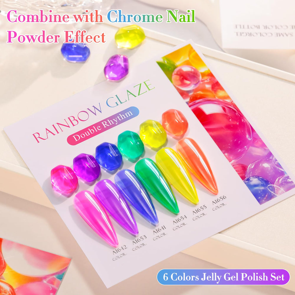 Non-toxic, low-odor formula in Double Rhythm gel polish collection