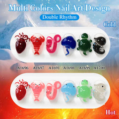 Non-toxic, low-odor Double Rhythm gel polish formula for comfortable use.