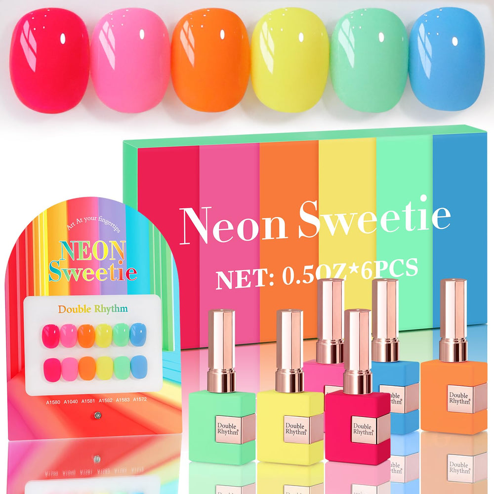 Double Rhythm pastel gel polish bottle close-up shows rich color and shine