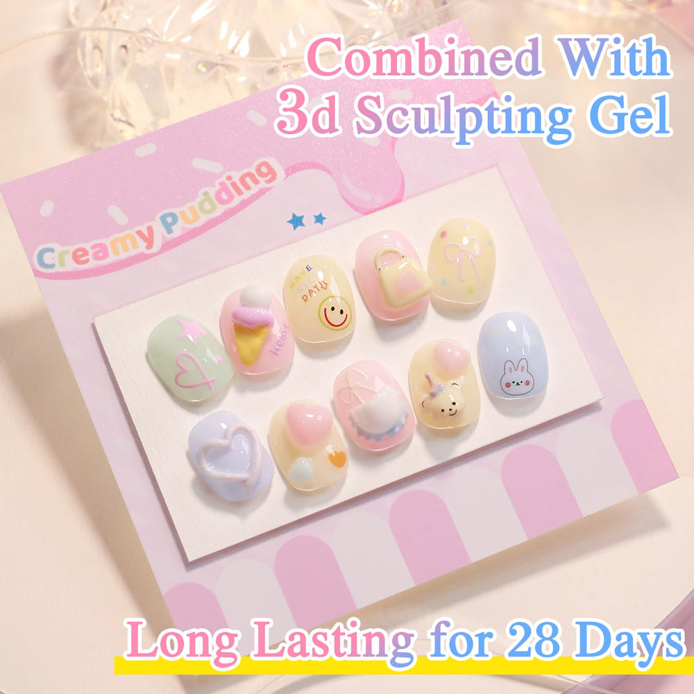 Double Rhythm pink gel polish bottle ideal for soft everyday looks