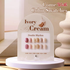 Double Rhythm same-color bottle design highlighting a cohesive gel polish collection