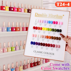 Double Rhythm shake-warm tip aids even pigment dispersion for best results.