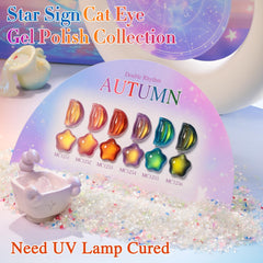 Double Rhythm six-color kit image shows even coverage and smooth application for quick at-home manicures.