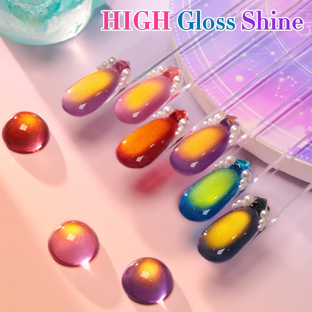 Double Rhythm six-piece gel kit enables versatile designs and budget-safe DIY nails.