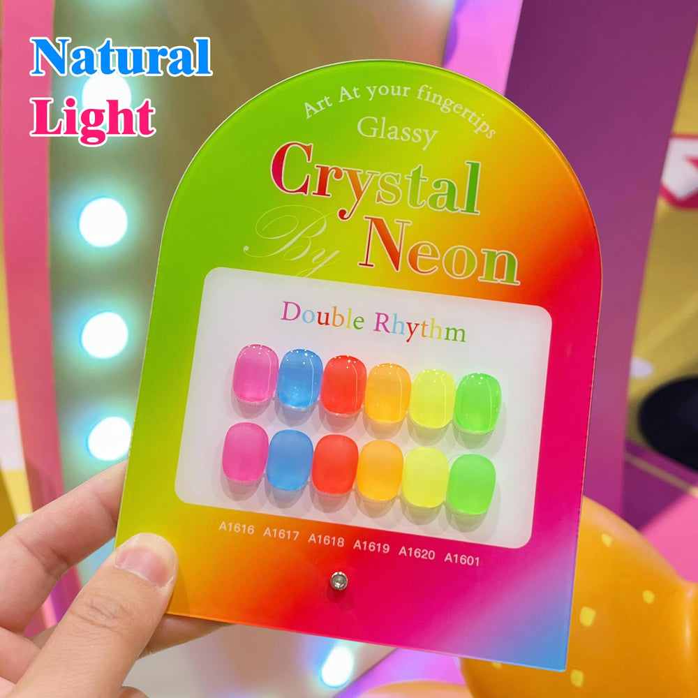Double Rhythm easy application for beginners in a gel manicure