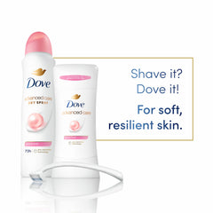 Dove Advanced Care Beauty Finish floral fragrance notes of freesia, waterlily, and rose.