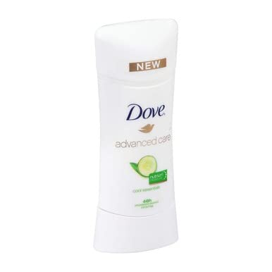 Application scene showing smooth underarm feel with Dove deodorant.