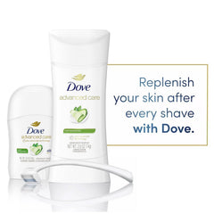 Close-up of green tea and cucumber scent in Dove Advanced Care