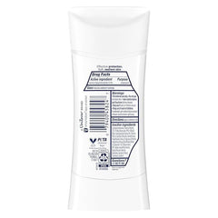 Dove Advanced Care glide shown on the stick for smooth, comfortable daily wear.