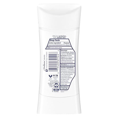 Close-up of the pear fragrance notes on Dove Rejuvenate deodorant.