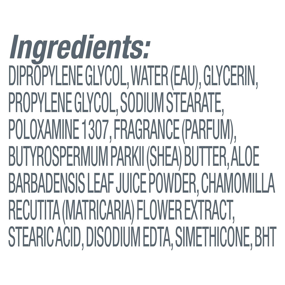 Dove aluminum-free deodorant provides 24-hour odor protection