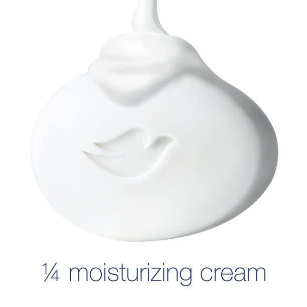 Dove Beauty Bar White 4oz retail display showing convenient multi-pack setup.