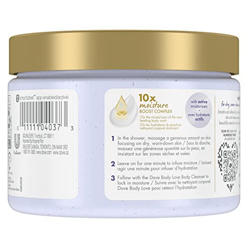 Dove Body Love Night Recovery retinol serum on the skin ready for nightly care.