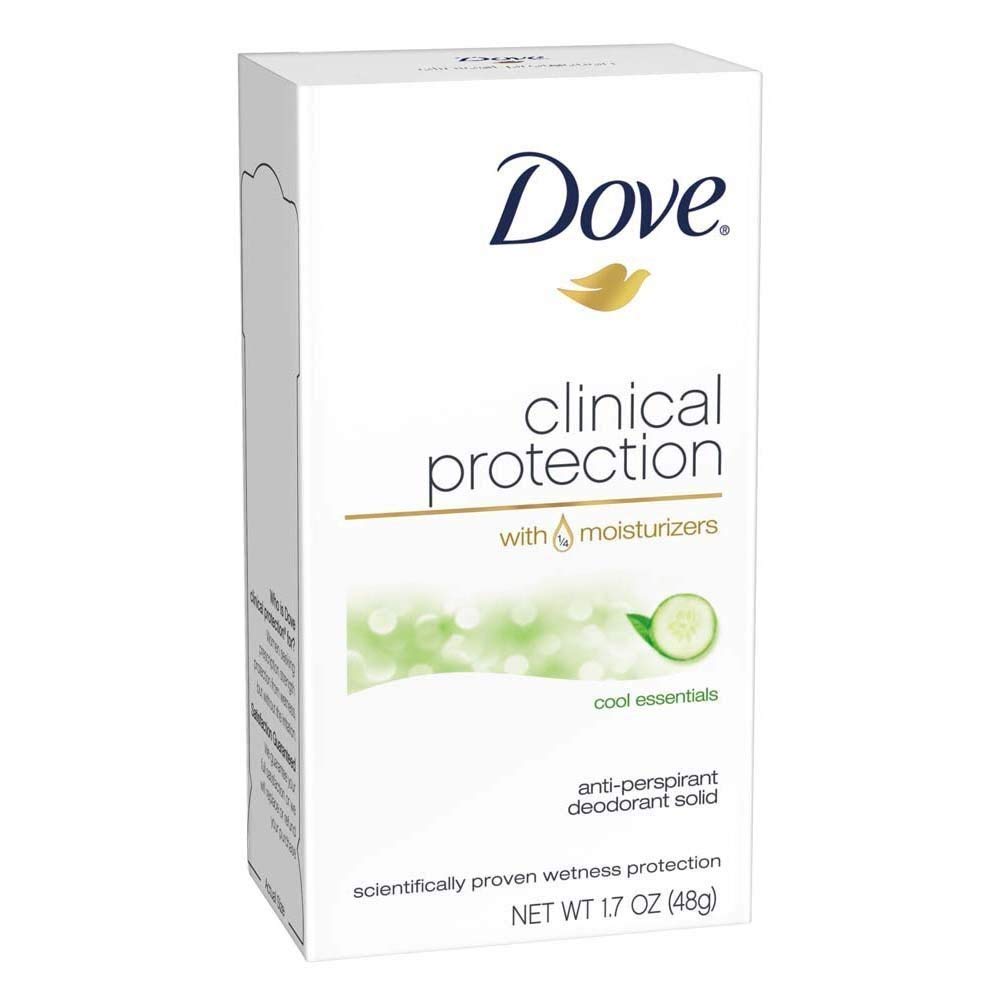 Dove Clinical Protection 3-pack bottle for women delivers all-day freshness and moisturized skin.