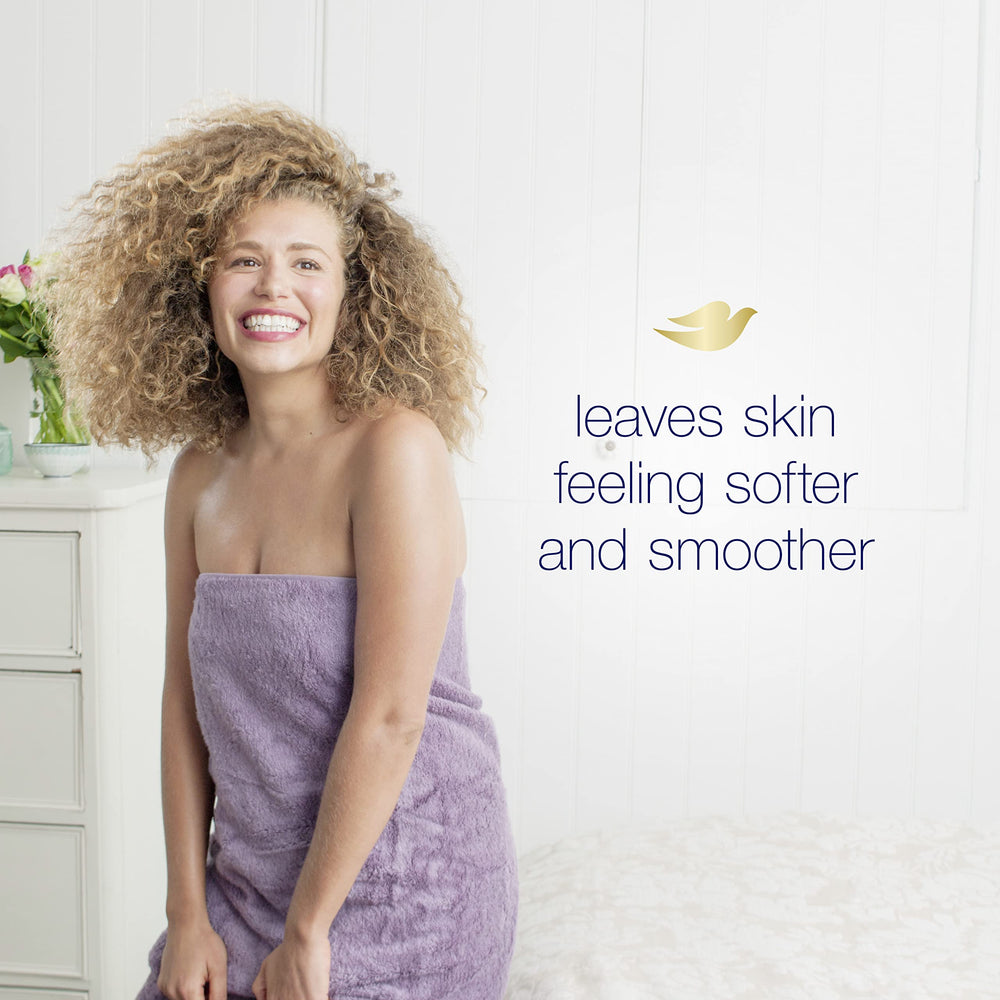Dove cream on forearm showing quick absorption