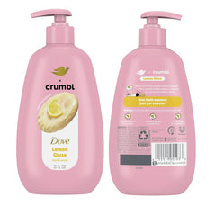 Dove Crumbl Lemon Glaze moisture boost formula at work on hands