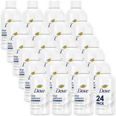 Dove Deep Moisture travel pack front view for on-the-go hydration.
