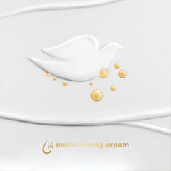 Dove Plant-based moisturizers closeup signals microbiome friendly cleansing.