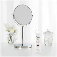 Dove Dry Spray offers 48-hour protection with a quick-drying touch.