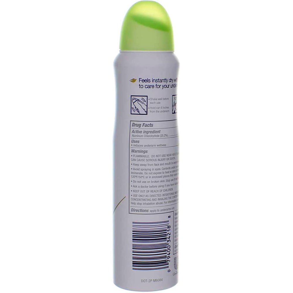 Dove Dry Spray Cool Essentials 3-pack on display highlights convenient multi-pack