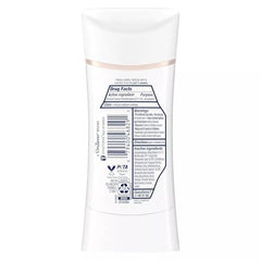 Dove Even Tone rosewood powder scent closeup highlights a subtle fragrance that lasts.