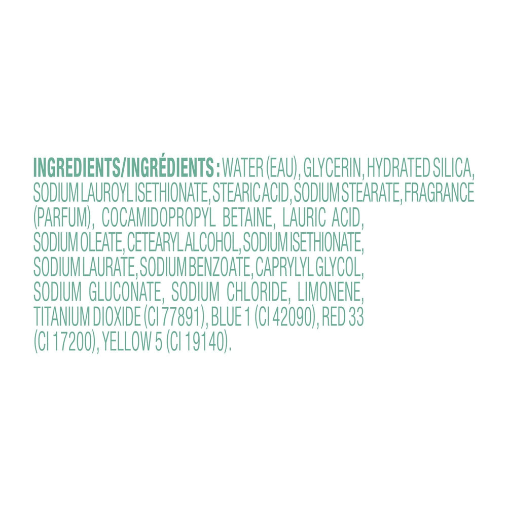 Dove Peppermint Bark close-up texture highlighting gentle exfoliation