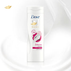 Dove Intense Nourishment application routine suggests regular use.