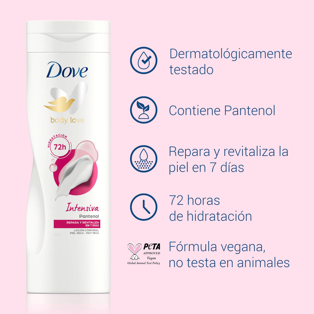 Dove Intense Nourishment close-up reveals smooth skin glow.