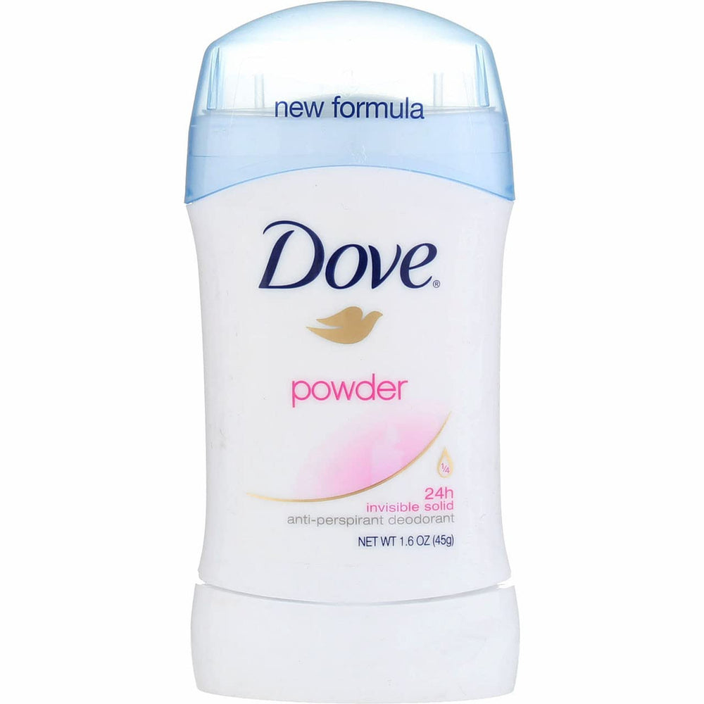 Dove Invisible Solid Powder underarm application demonstrates smooth glide for daily wear.