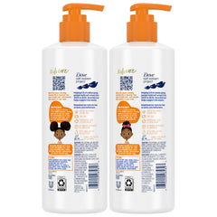 Dove Love Collection kids conditioner bottle with rich moisture for soft curls