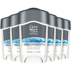 Dove Men+Care 96h protection image shows long-lasting dryness and confidence.