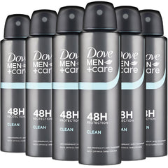 Dove Men+Care Classic six-pack spray display for daily freshness