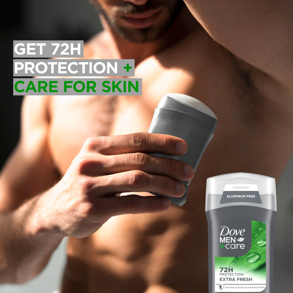 Dove Men+Care how-to-use guide for quick underarm application.