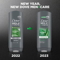 Refreshing shower scene with Dove Men+Care Mineral and Sage for a revitalizing start