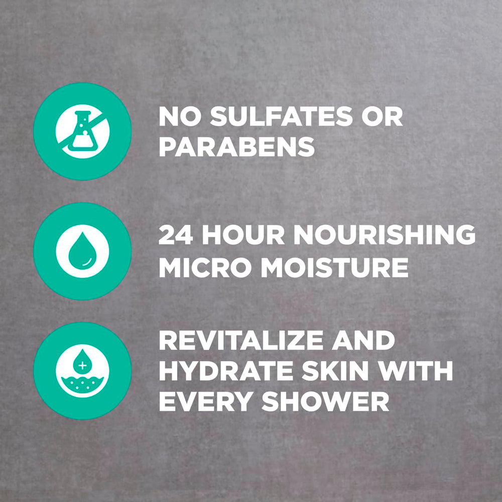Mint oil droplets in Dove Men+Care Revive 3N1 providing a cooling sensation