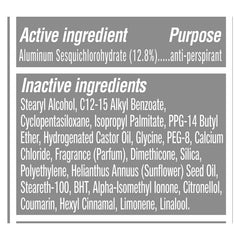 Protects against sweat and odor without clogging pores.