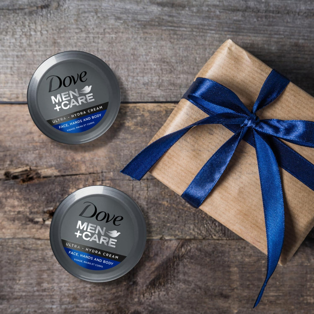 Non-greasy absorption of Dove Men+Care Ultra Hydra Cream Lotion on skin.