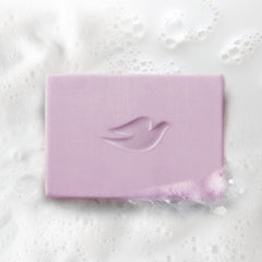 Dove Plant Milk Bar with macadamia nourishes skin during cleansing.