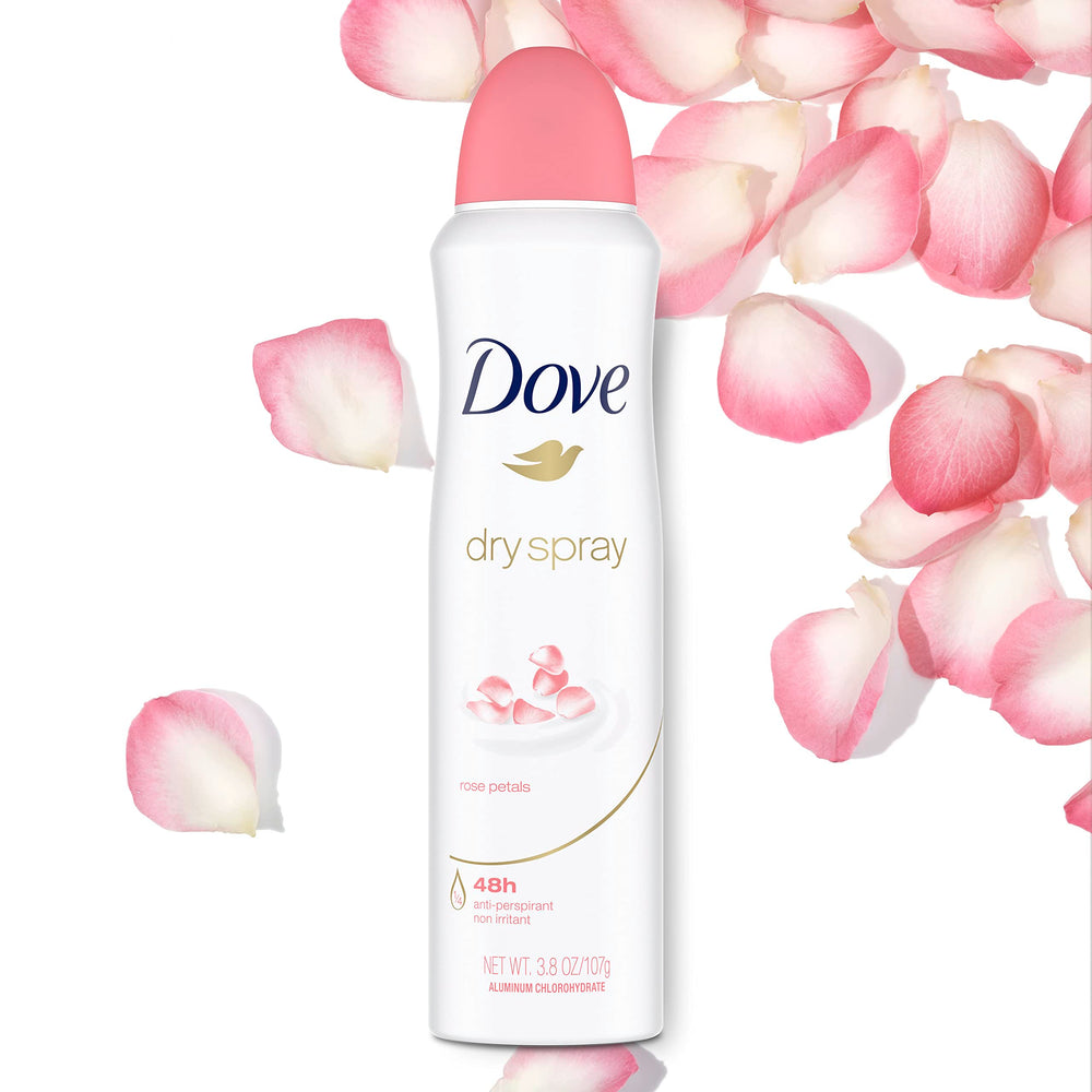 Dermatologist-tested Dove Rose Petals formula supports comfortable underarms.