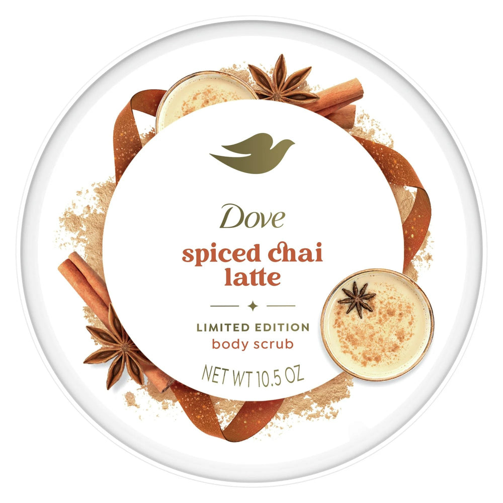Shower moment with Spiced Chai Latte scent enhances relaxation.