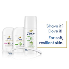 Dove pineapple, pear, and rose scent option for uplifting mood on the move.