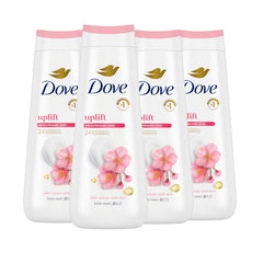 Dove Uplifting Sakura Blossom & Yuzu bottle showing hydration-ready design
