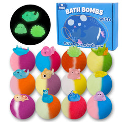 DOVIPE Kids Bath Bombs with Toy Inside for a fun bath surprise