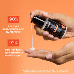 dpHUE pillow-friendly formula minimizes pillow frizz during sleep