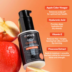 dpHUE sleek morning hair with restored shine and manageability