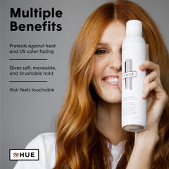 dpHUE Color Fresh bottle back highlighting vegan and free-from ingredients