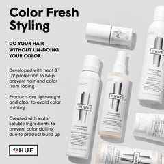 dpHUE Color Fresh heat protection note highlights safeguarding against heat