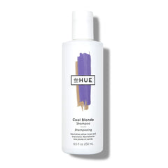 dpHUE Cool Blonde Shampoo bottle front highlights purple pigments for brassy-tone neutralization.