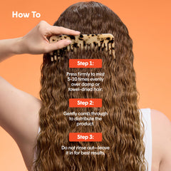 dpHUE Wonderworks shine close-up shows frizz reduction and sleek finish.