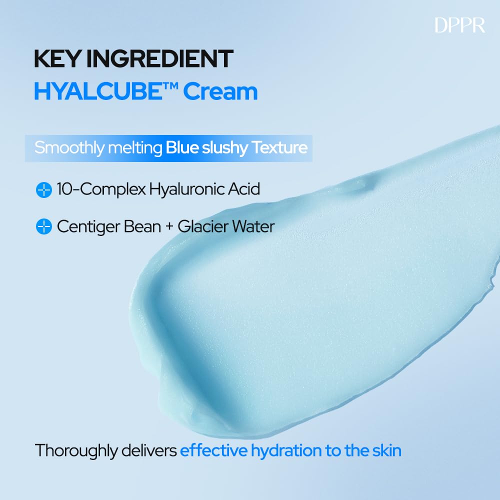 DPPR HyalCube formula highlight with ceramides and botanicals for barrier support.